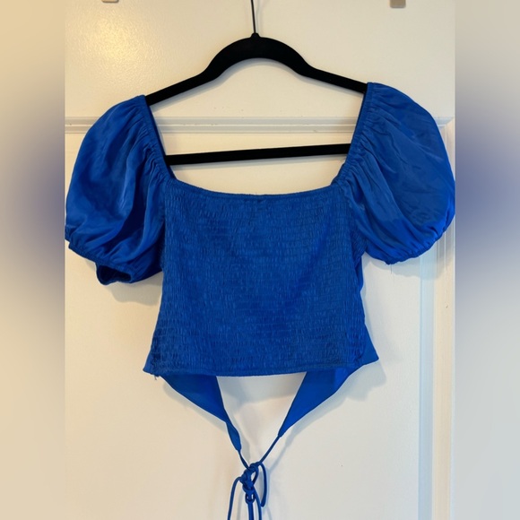 Princess Polly Satin Crop Top US 6 - Picture 6 of 6